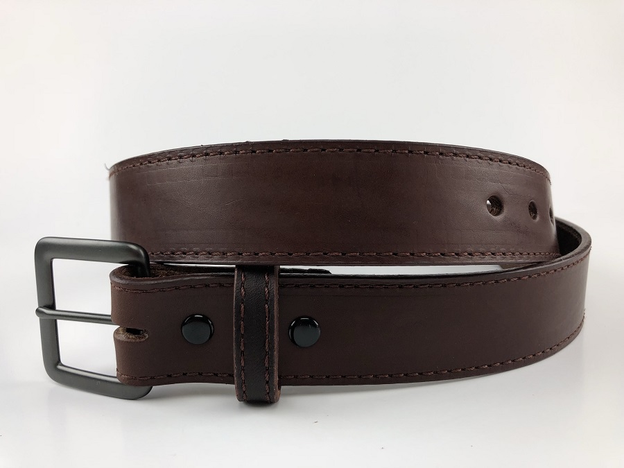 Dark Brown with Stitching - MAJR Leather Goods
